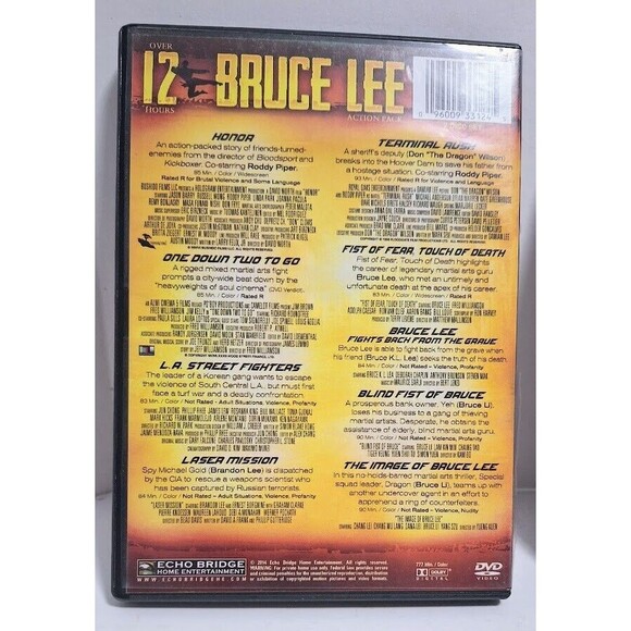 WARNER BROS BRUCE LEE ACTION PACK & ENTER THE DRAGON 10 FILM DVD LOT - Picture 3 of 7